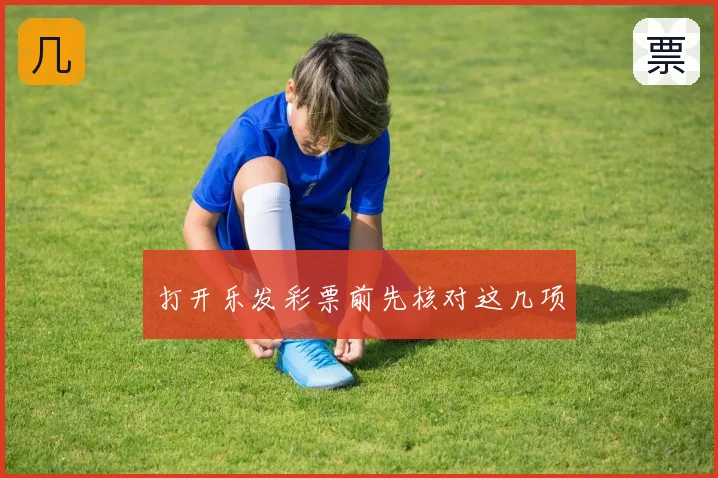 打开乐发彩票前先核对这几项